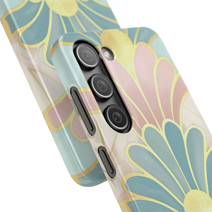 Pastel Deco Elegance - Slim Samsung S23 Phone Case