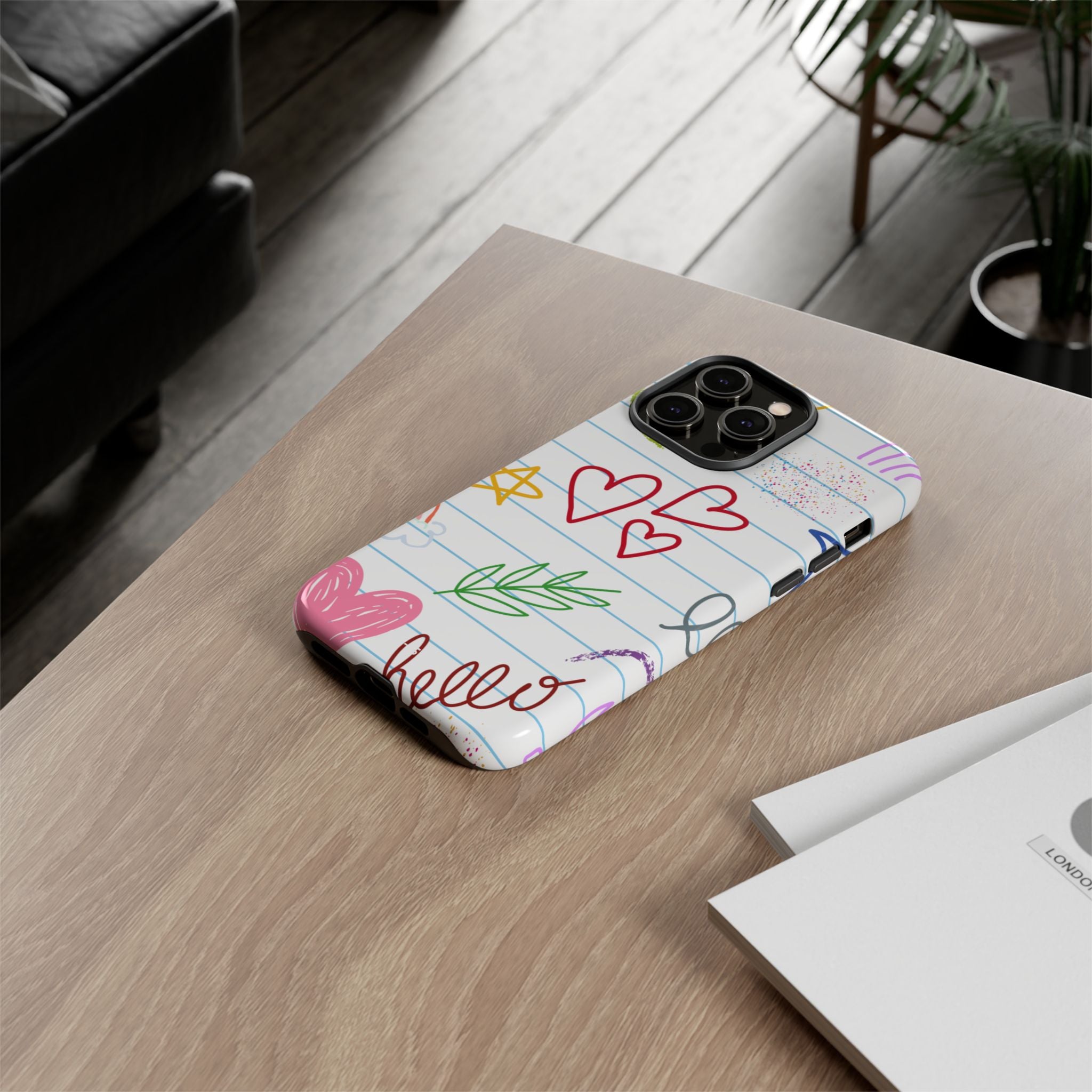 Hearts Dance Happily - iPhone Case