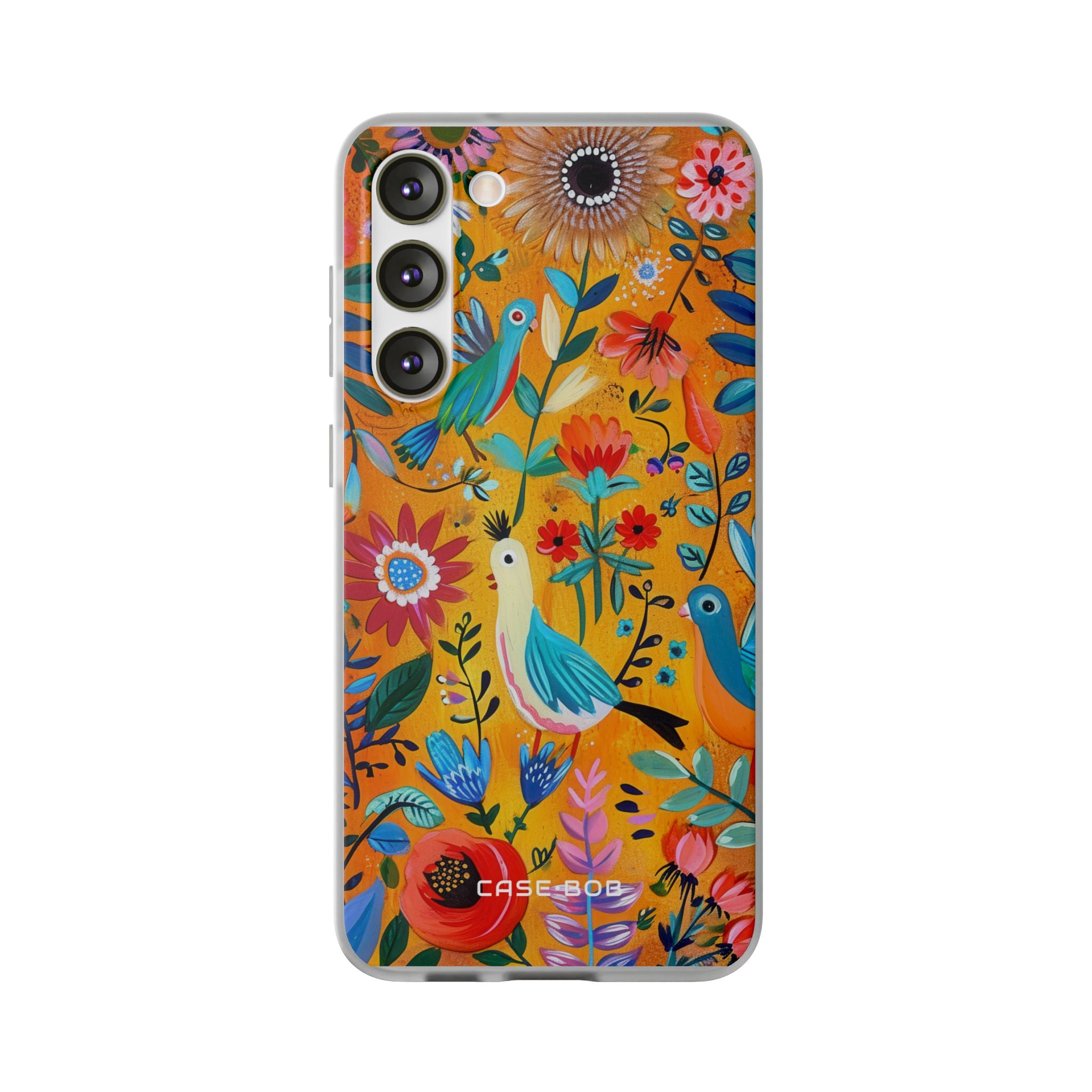 Colorful Birds Bloom Samsung S23 Plus Case - Soft