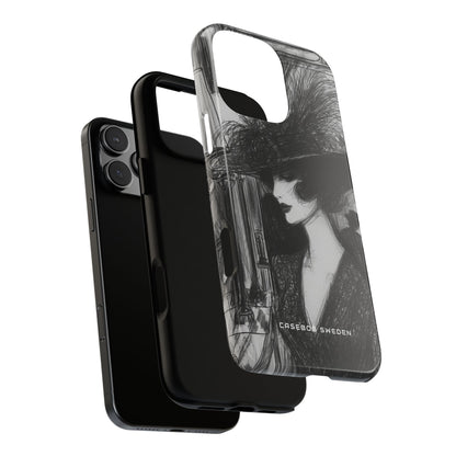 Timeless Elegance in Monochrome iPhone 16 - Tough Phone Case