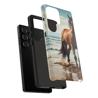 Horse Gallops Shoreline - Samsung Case