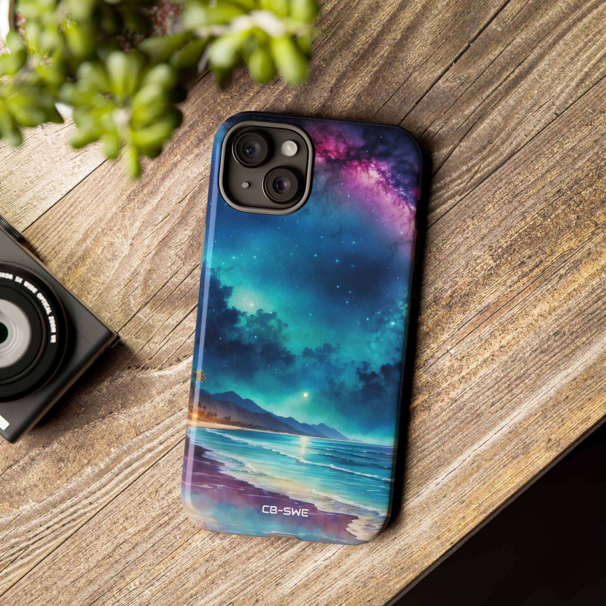 Waves Embrace Stars - iPhone Case