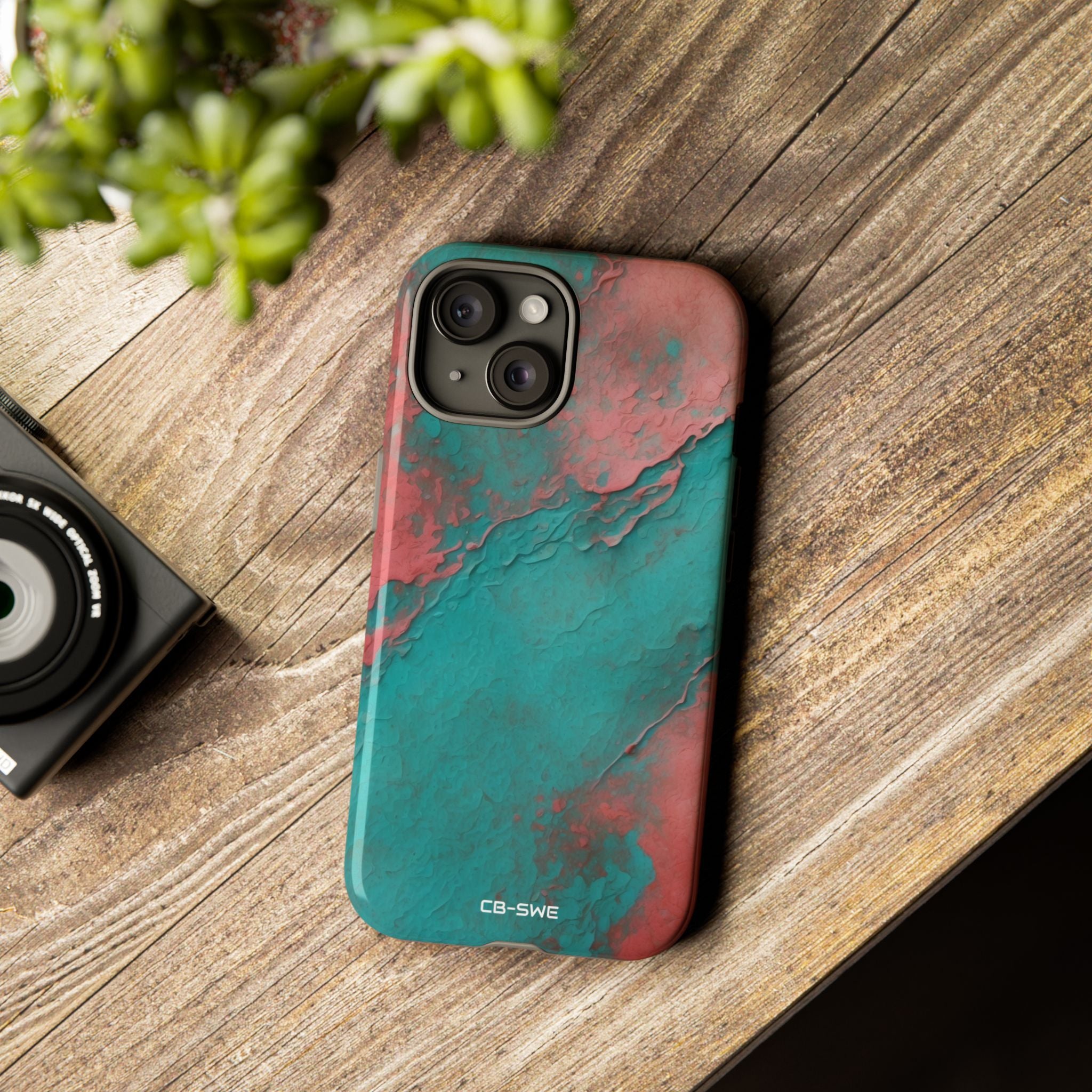 Turbulent Coral Flow - iPhone Case