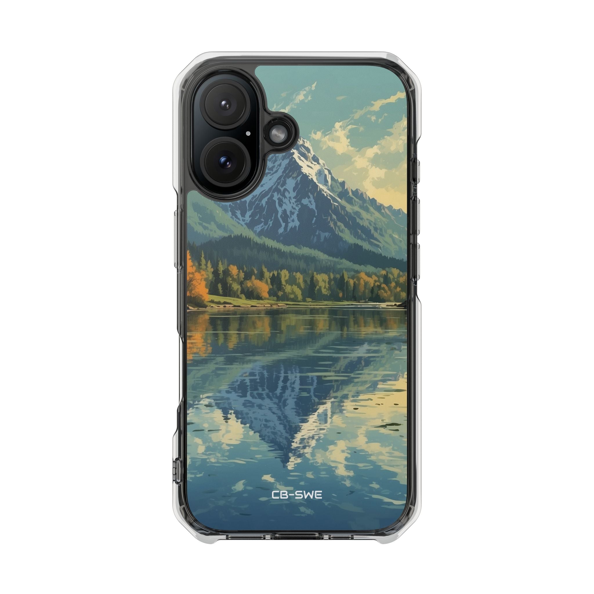 Mountain Reflects Calm iPhone Case - Impact