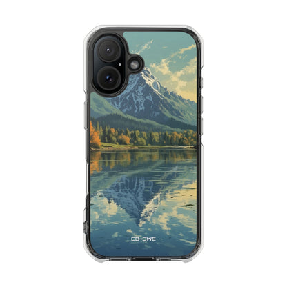 Mountain Reflects Calm iPhone Case - Impact