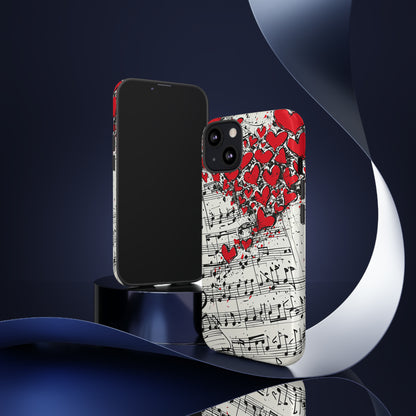 Lyric Harmony Serenade - Protective Phone Case