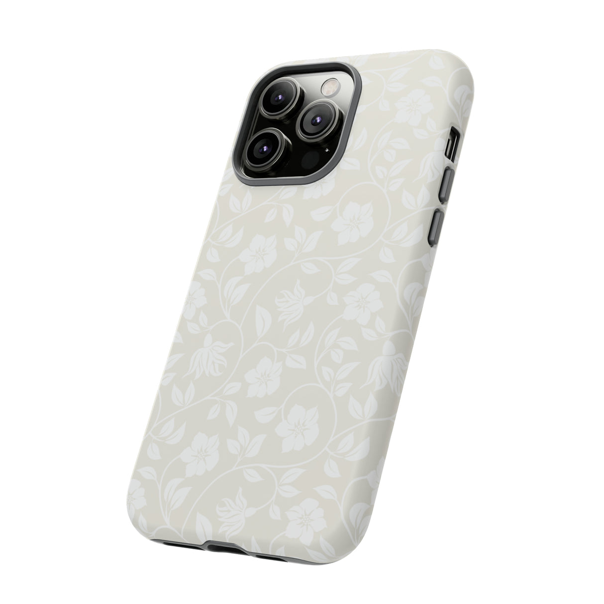 Light Color Floral iPhone case (Protective) - Protective Phone Case