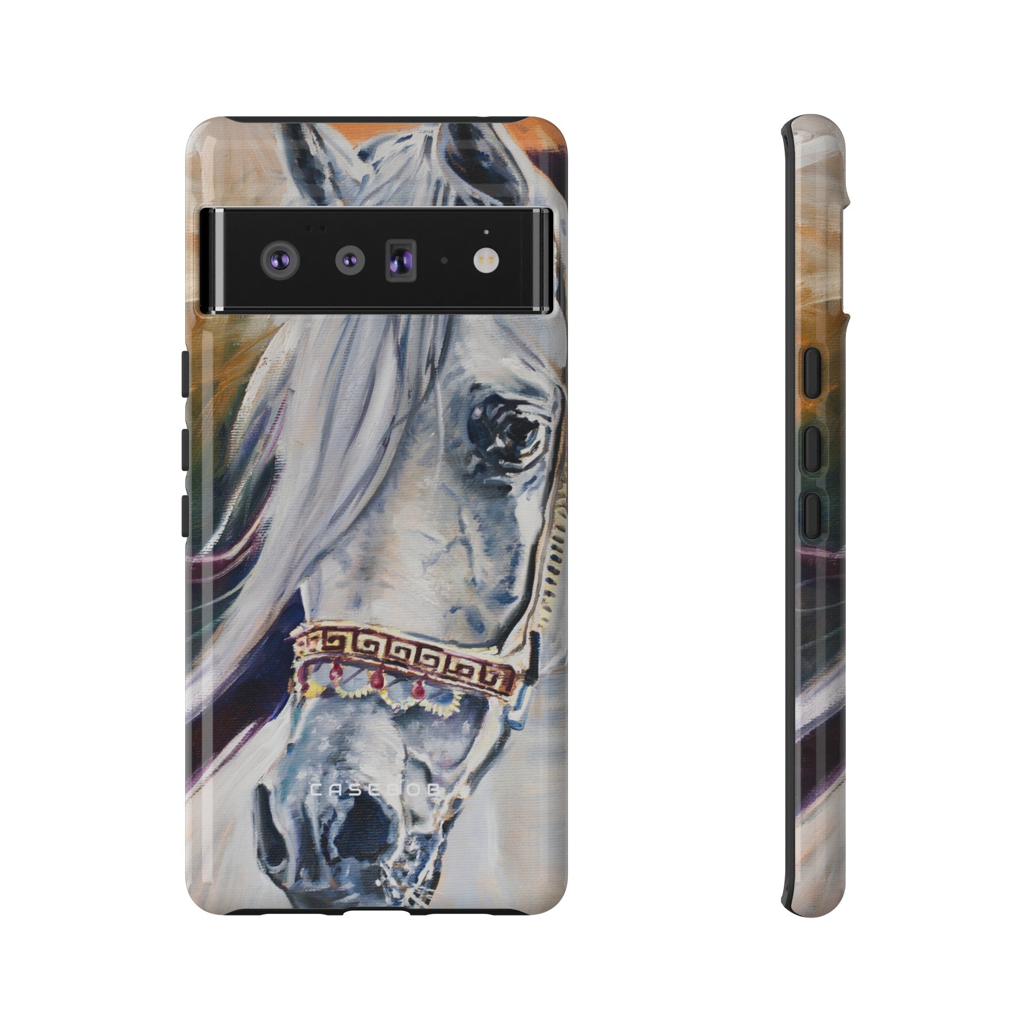 White Arabian - Protective Phone Case