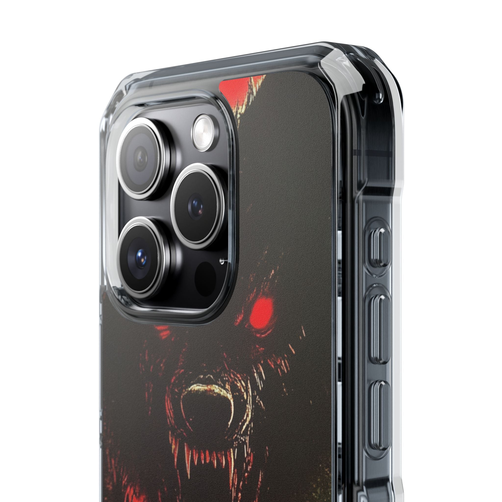 Bloodmoon Wolf's Lament iPhone 15 - Clear Impact Phone Case