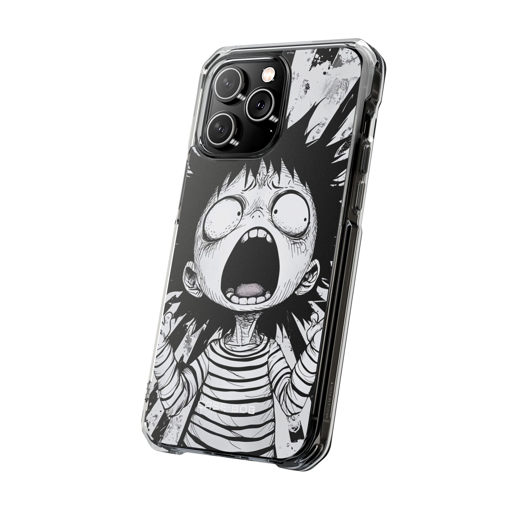 Screaming Stripes iPhone 14 Pro Max Case - Impact