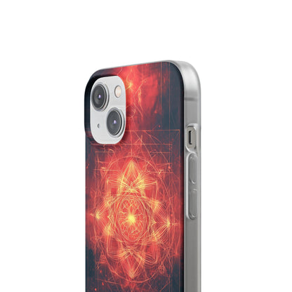 Radiant Mandala iPhone 14 Case - Soft
