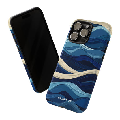 Ocean Rhythm iPhone 15 Pro Max Case - Tough