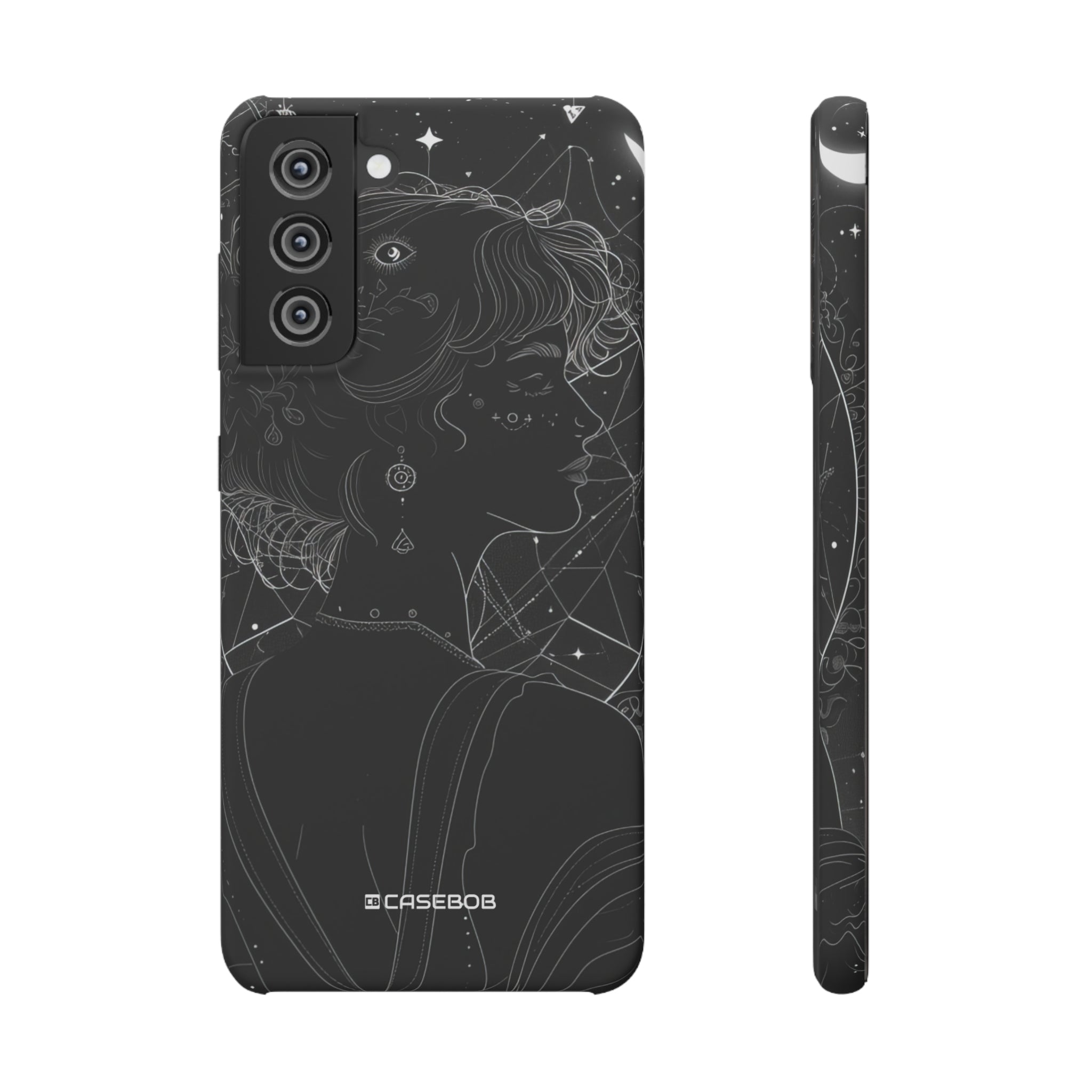 Mystic Starlit Serenity | Slim Phone Case for Samsung