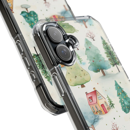 Winter Scene Glows iPhone Case - Impact