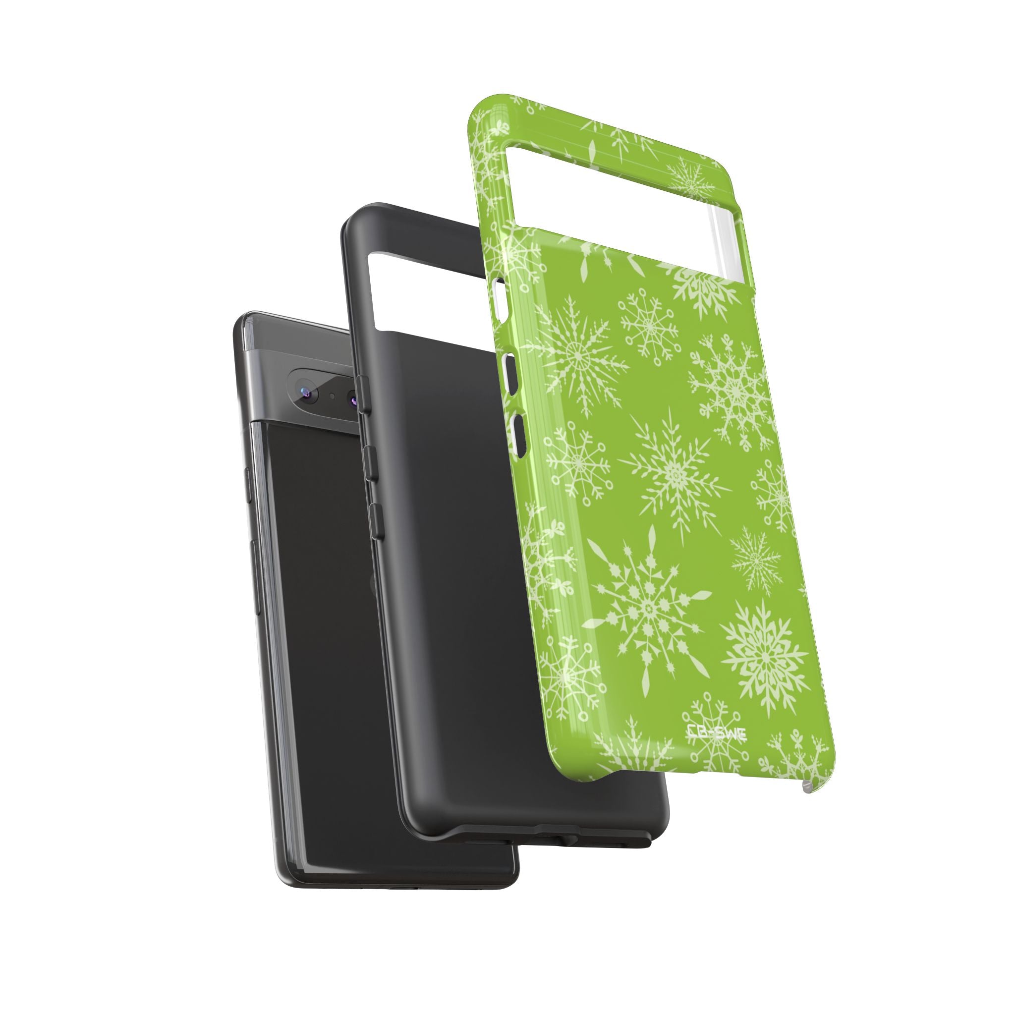 Snowflakes Dance Whimsically - Google Pixel Case