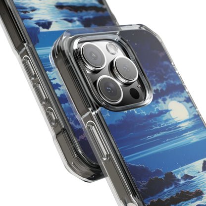 Moonlit Sea Dance iPhone Case - Impact