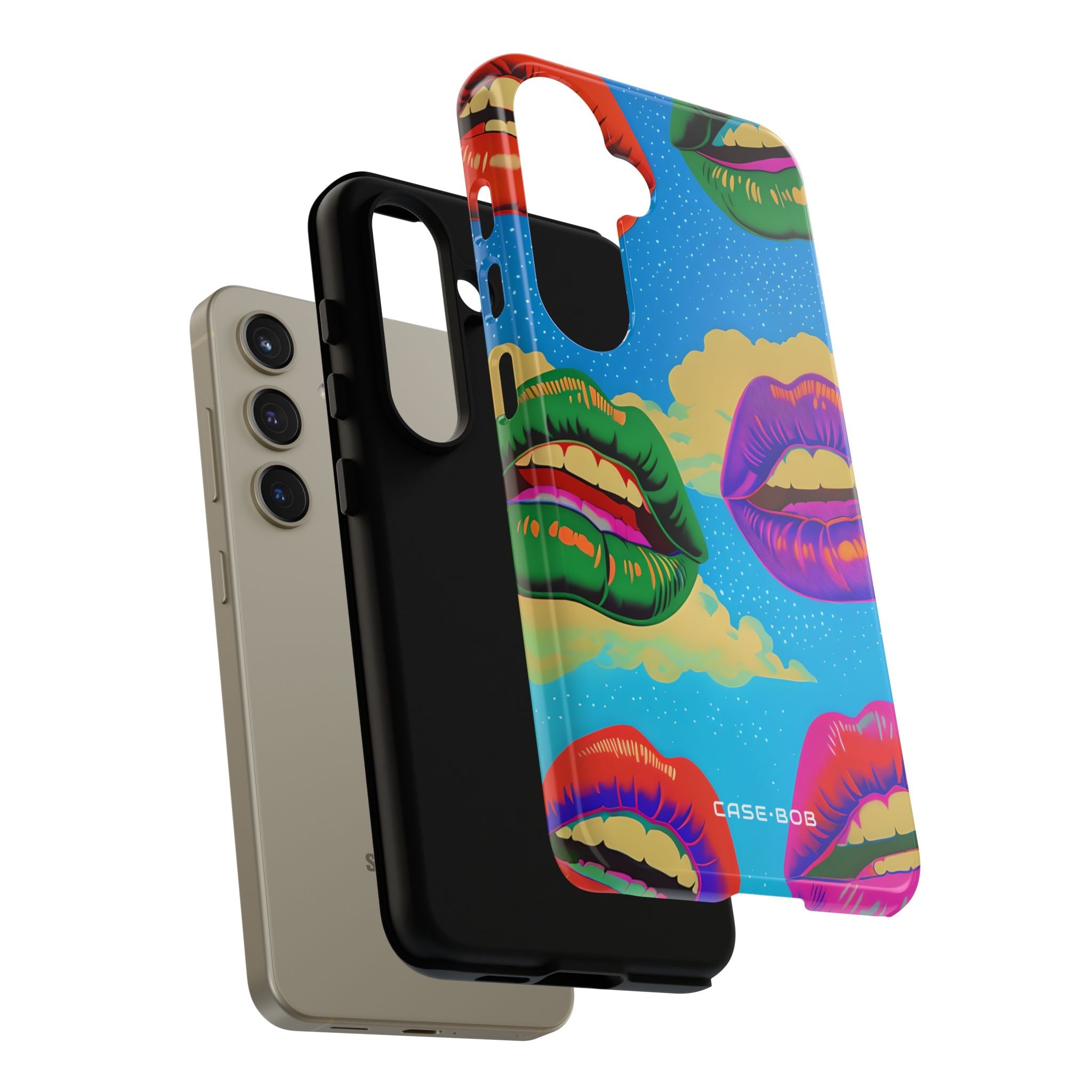 Colorful Lipscape Samsung S24 Case - Tough