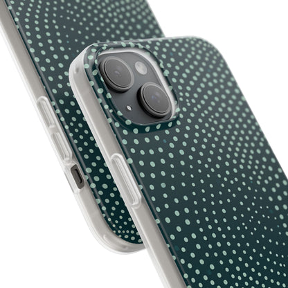 Teal Rippleflow iPhone 15 - Flexi Phone Case