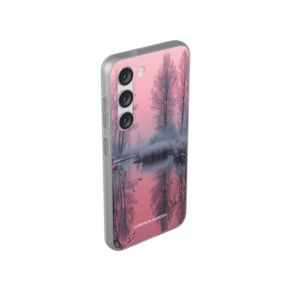 Pink Serenity Case - Flexi Samsung S23 Phone Case