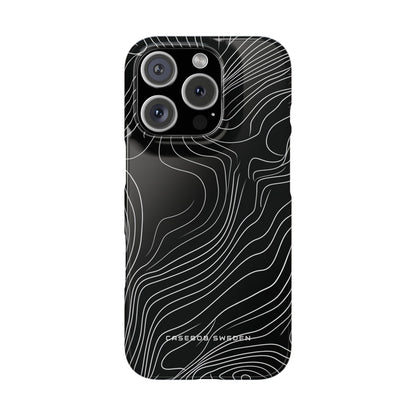 Contour Waveform Flow iPhone 16 - Slim Phone Case