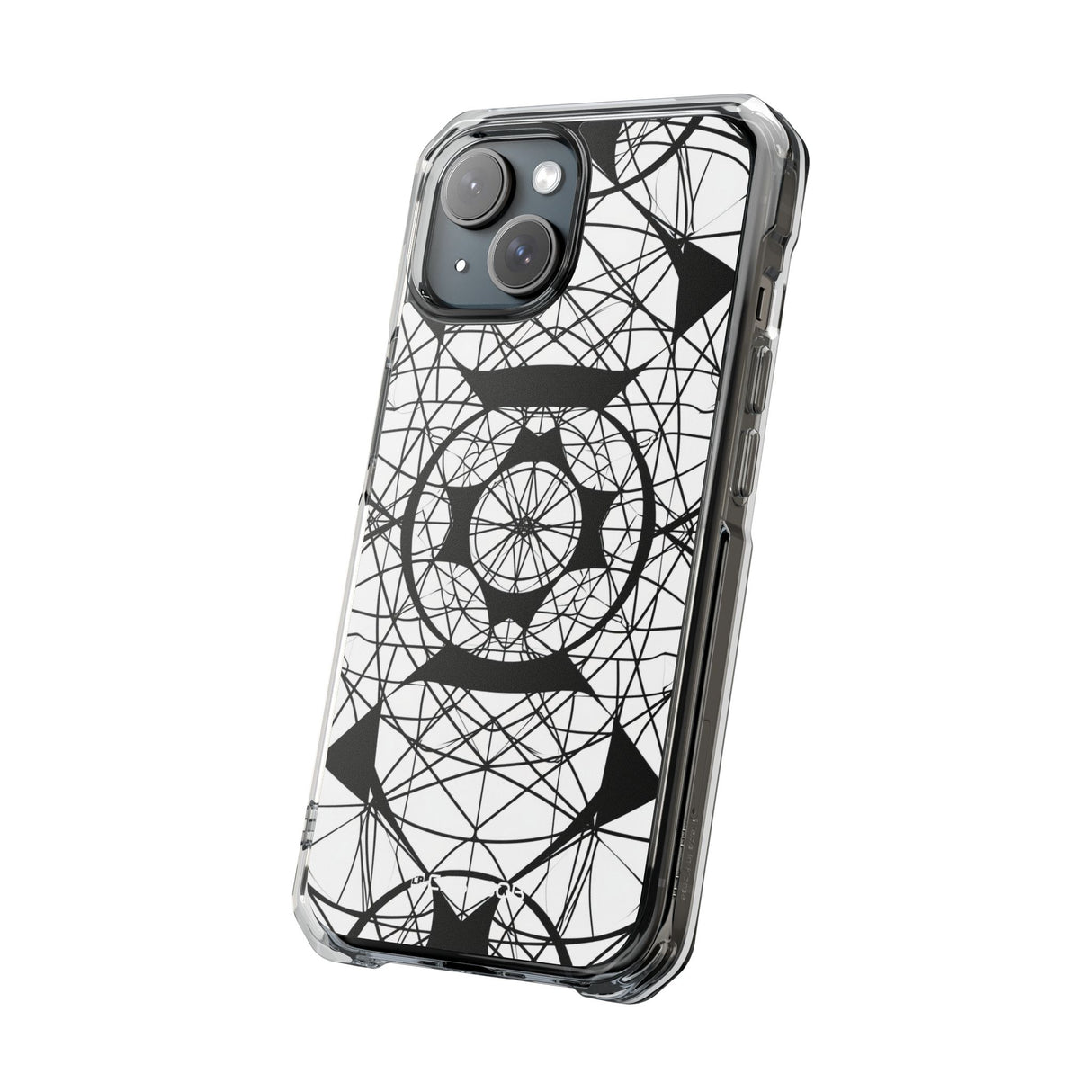 Geometric Hypnosis - Phone Case for iPhone (Clear Impact - Magnetic)