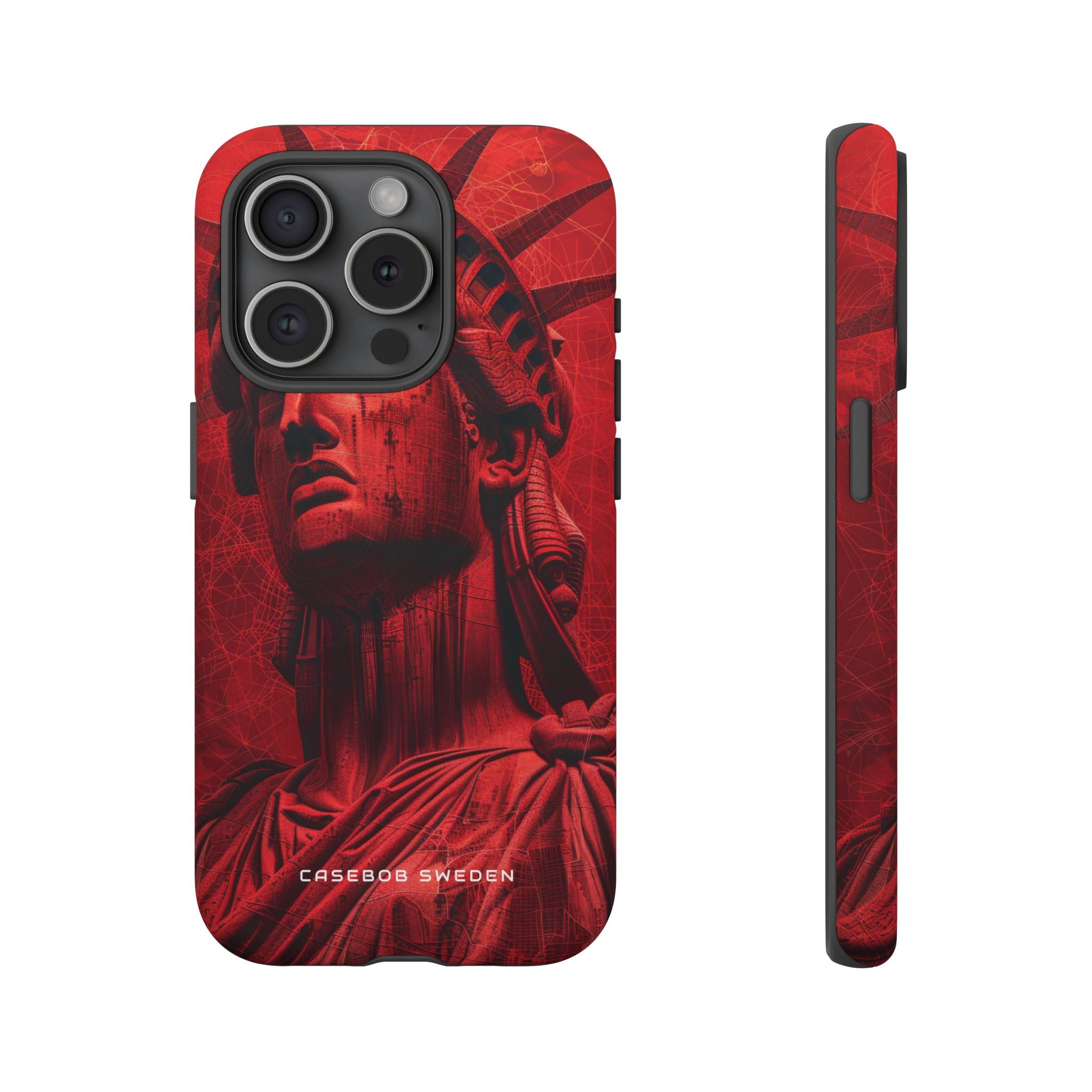 Zen Red Liberty Vision iPhone 15 - Tough Phone Case