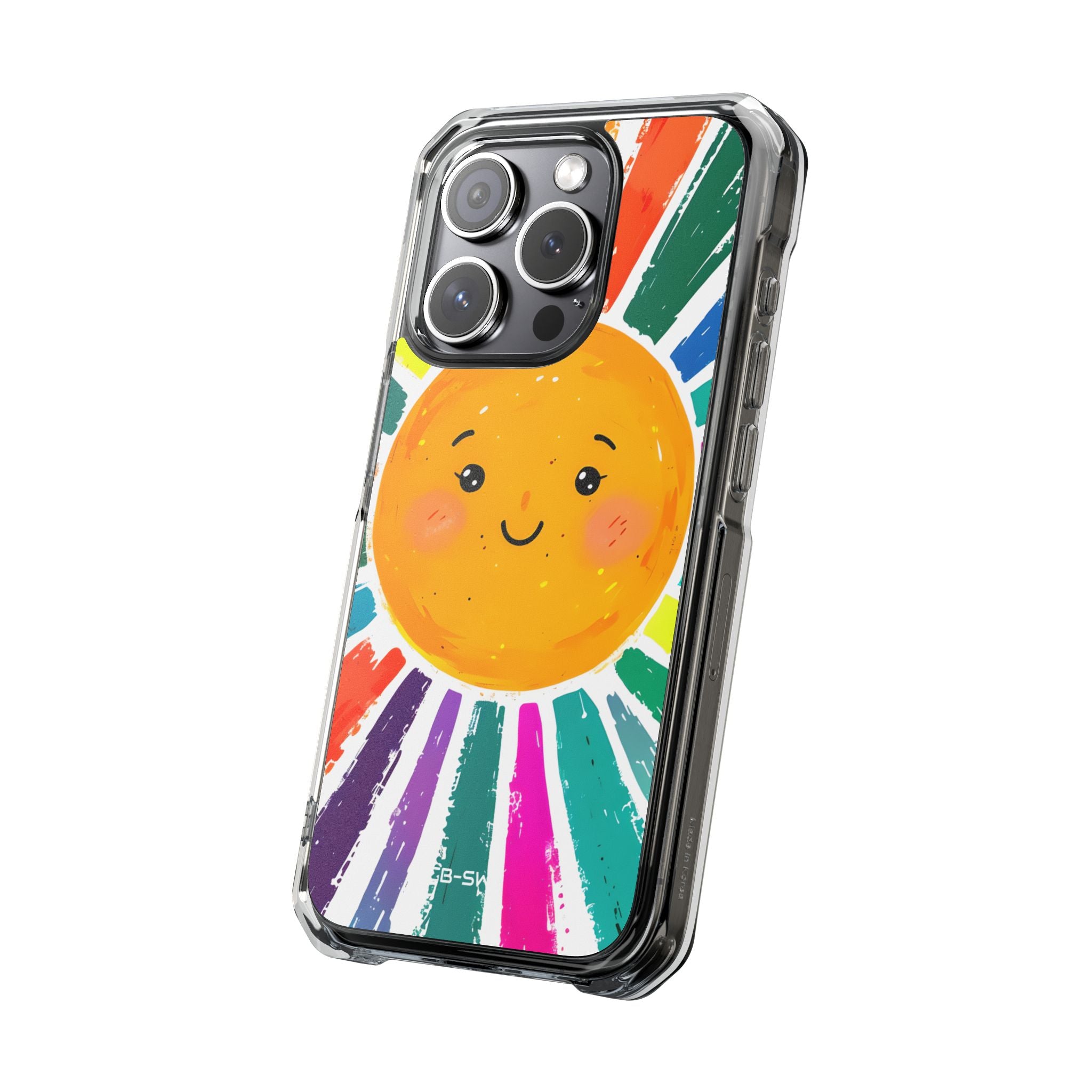 Radiant Smiling Sun iPhone Case - Impact