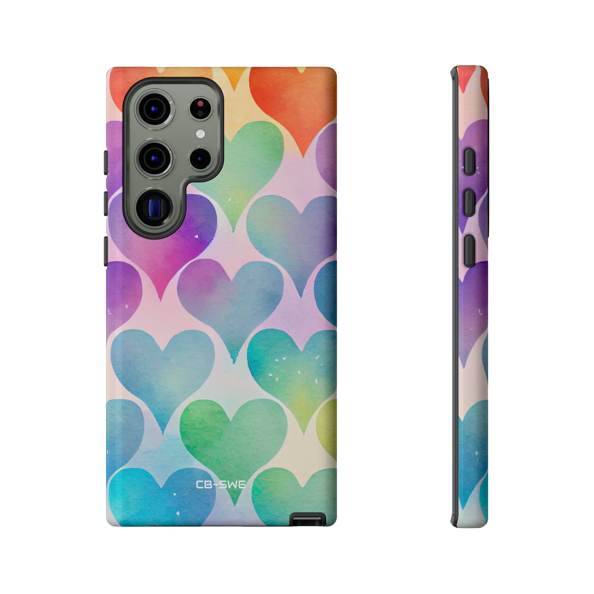 Watercolor Heart Symphony - Samsung Case