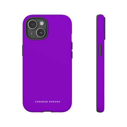 Dark Violet iPhone 15 - Tough Phone Case