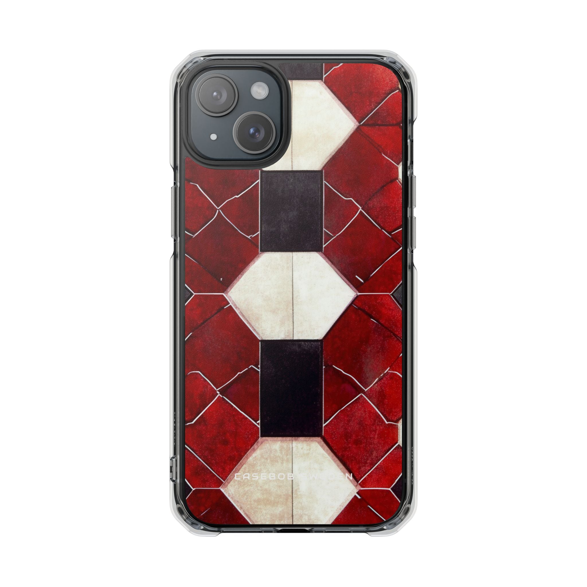 Gothic Hexagon Symmetry iPhone 15 - Clear Impact Phone Case