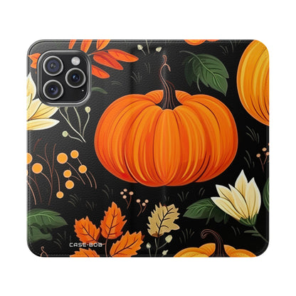 Pumpkin Glow - iPhone 15 Pro Max Case - Wallet