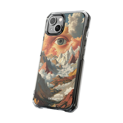 Eye Reflects Mountains iPhone Case - Impact