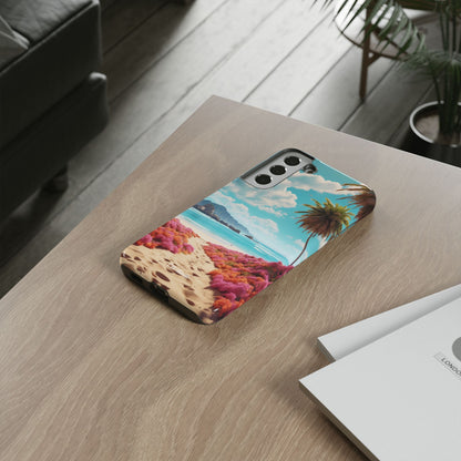 Tropical Flowers Frame - Samsung Case