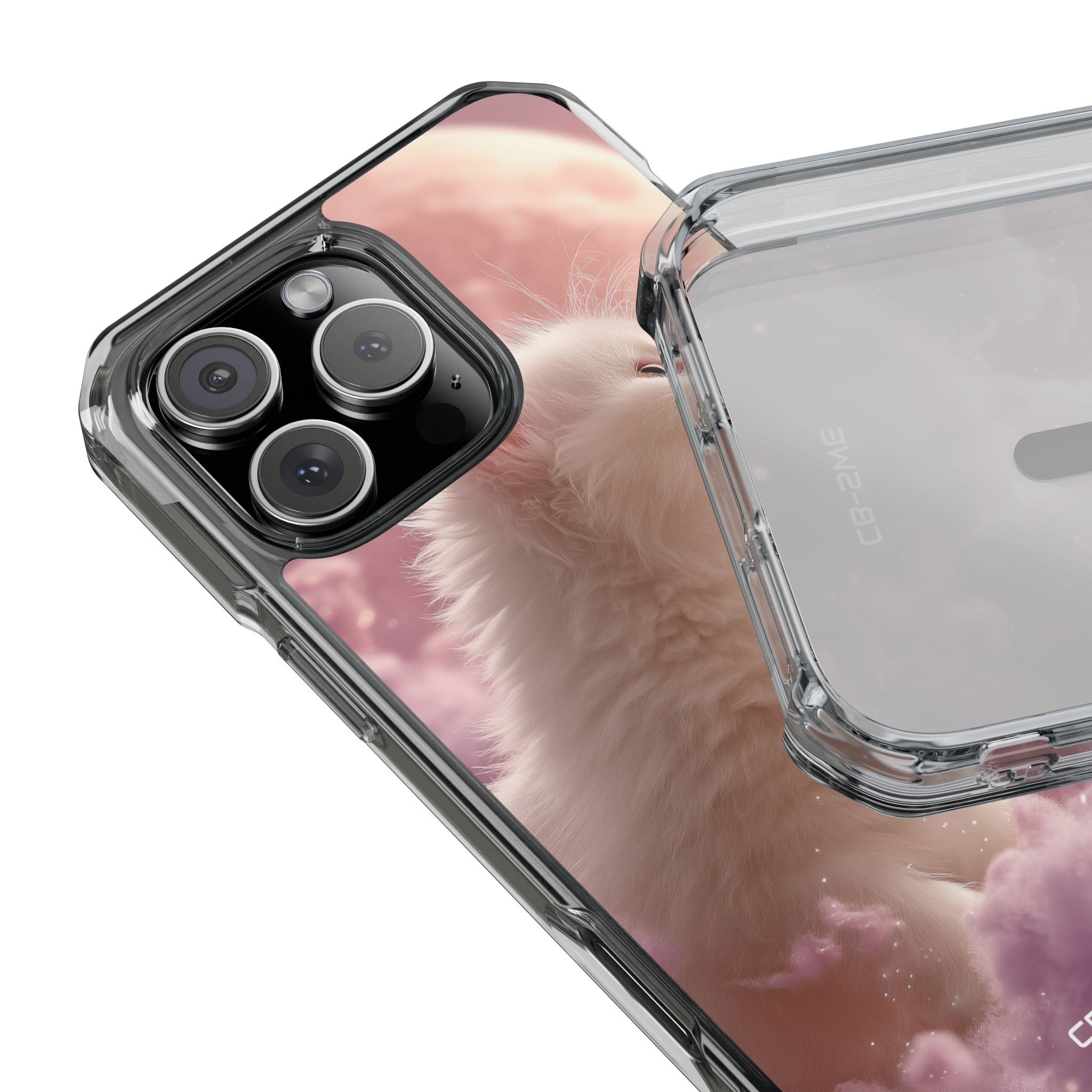 Lunar Cat Soars iPhone Case - Impact
