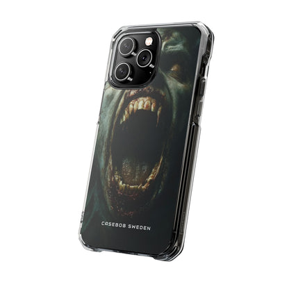 Gothic Wail of Decay iPhone 14 - Clear Impact Phone Case