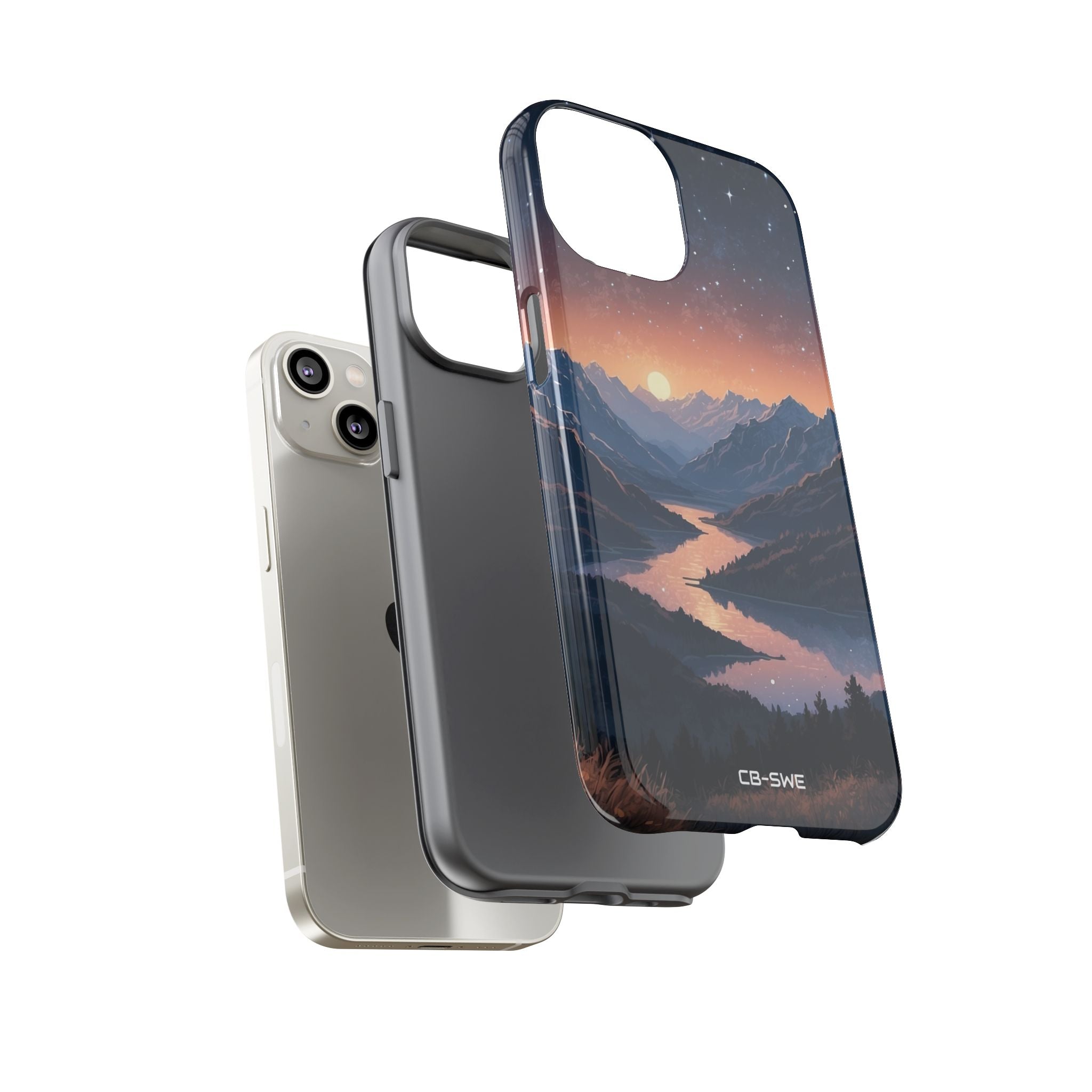 Mountains Embrace Light - iPhone Case