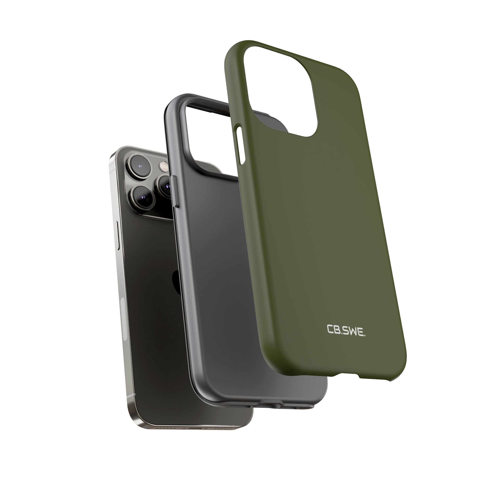 Armeegrüne iPhone-Hülle – Robust