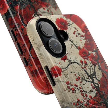 Zen Blossoms in Moonlight iPhone 16 | Tough+ Phone Case