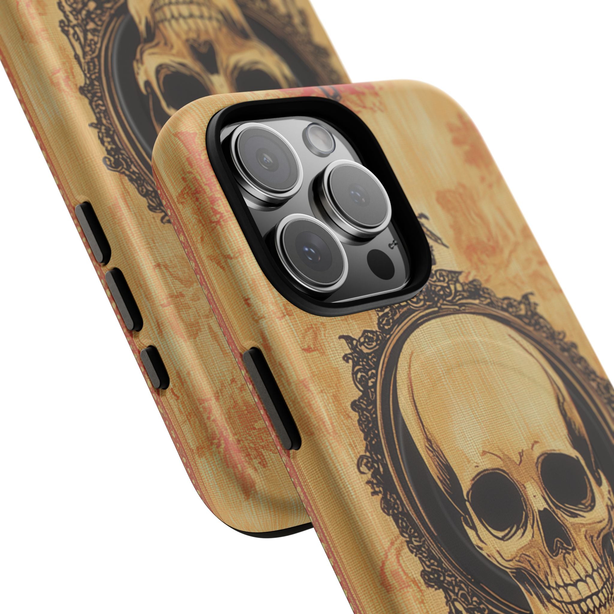 Gothic Skull Elegance iPhone 16 | Tough+ Phone Case