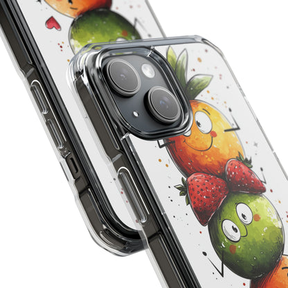 Fruits Smile Together iPhone Case - Impact