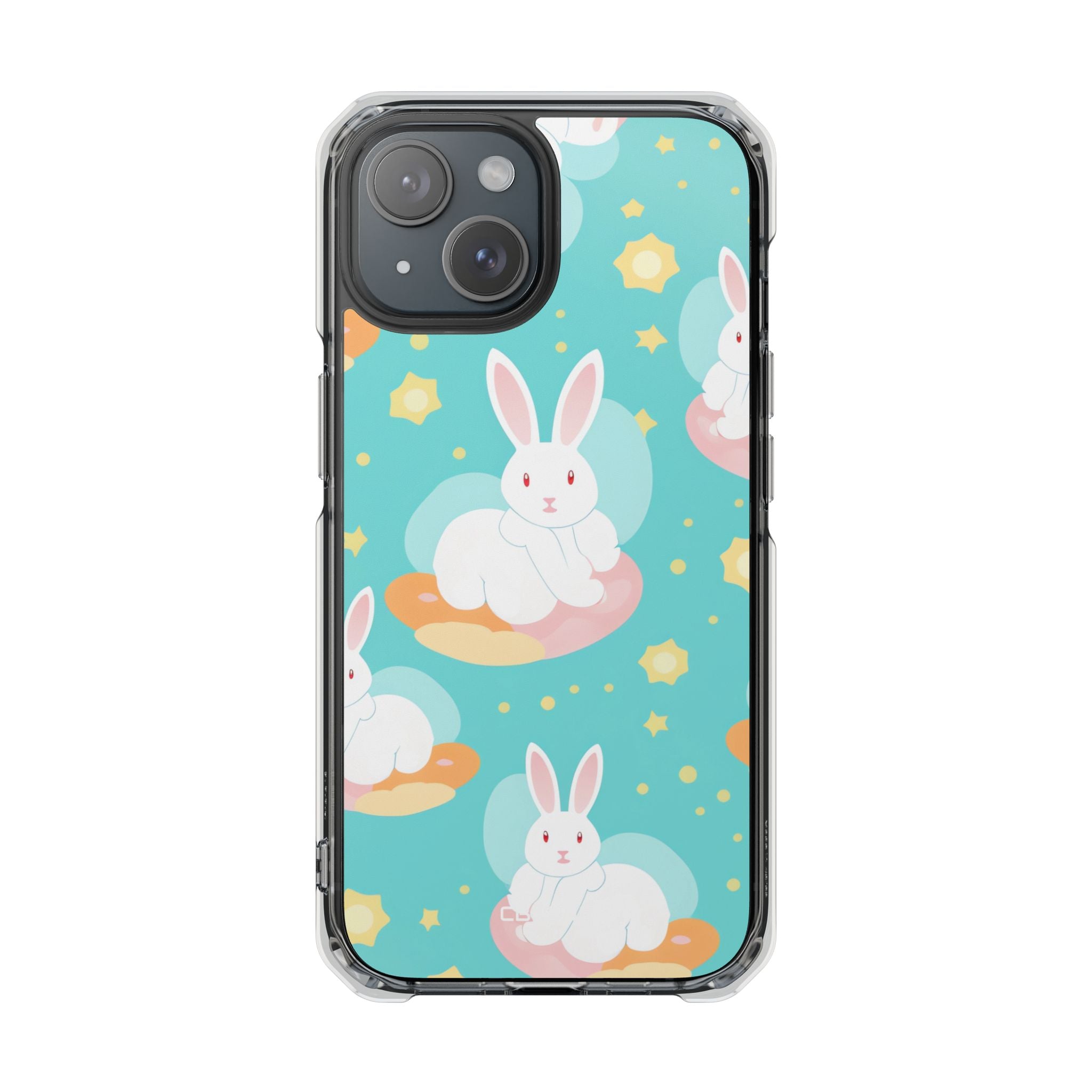 Bunnies Float Dreamily iPhone Case - Impact