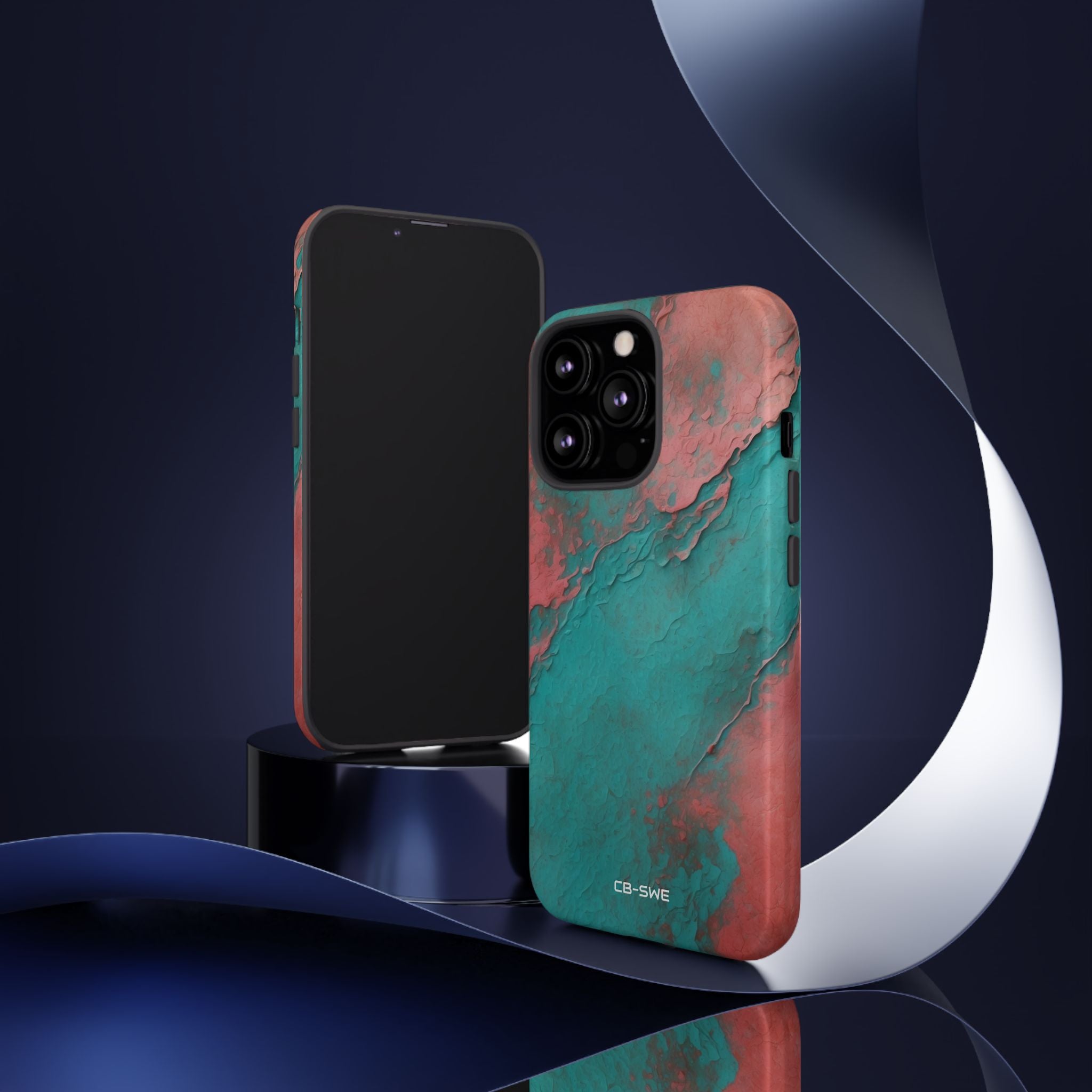 Turbulent Coral Flow - iPhone Case
