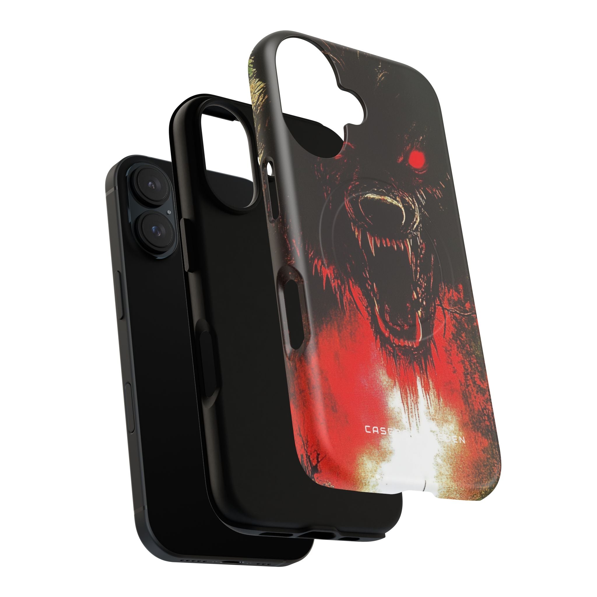 Bloodmoon Wolf's Lament iPhone 16 | Tough+ Phone Case