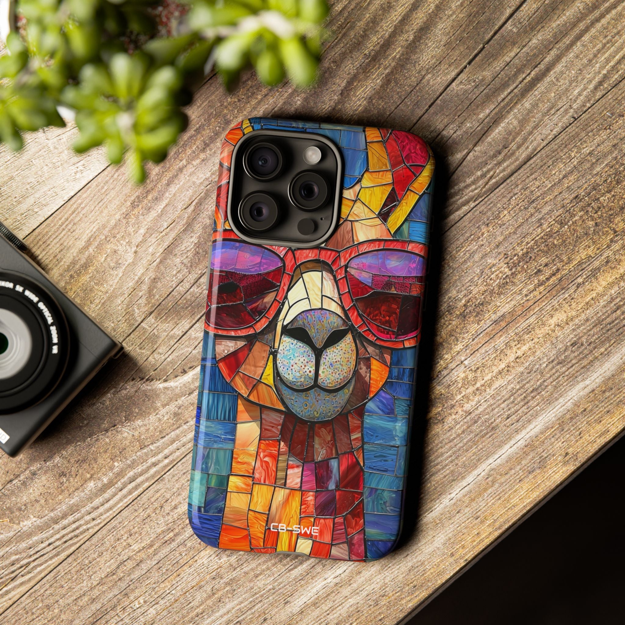 Llama Wears Sunglasses - iPhone Case