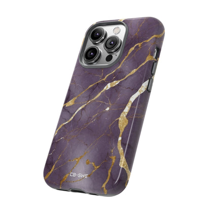 Golden Veins Flowing - iPhone Case