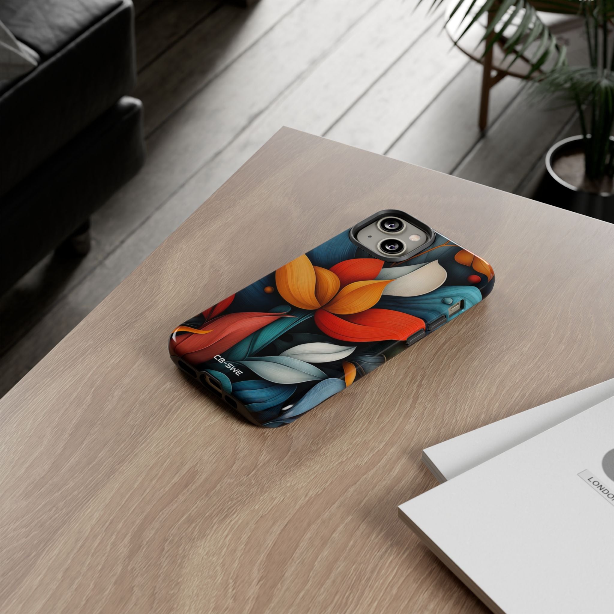 Vibrant Floral Harmony - iPhone Case