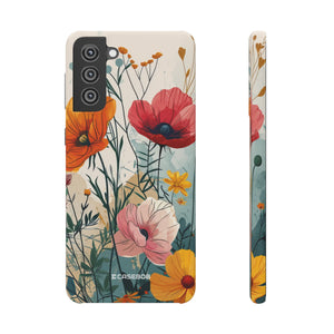 Blooming Whimsy | Schlanke Handyhülle für Samsung