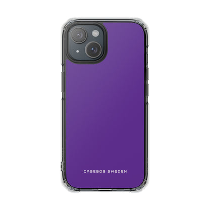 Mystic Purple Aesthetic iPhone 15 - Clear Impact Phone Case