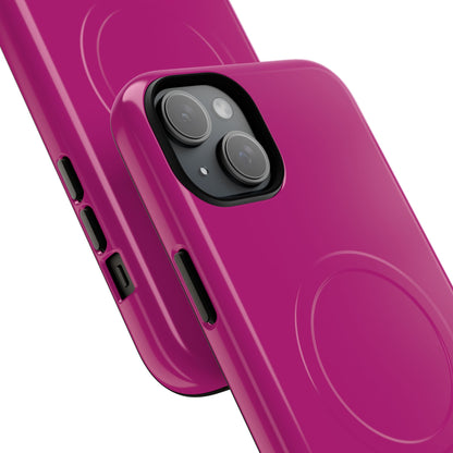 Medium Violet Red iPhone 15  Tough+ Phone Case