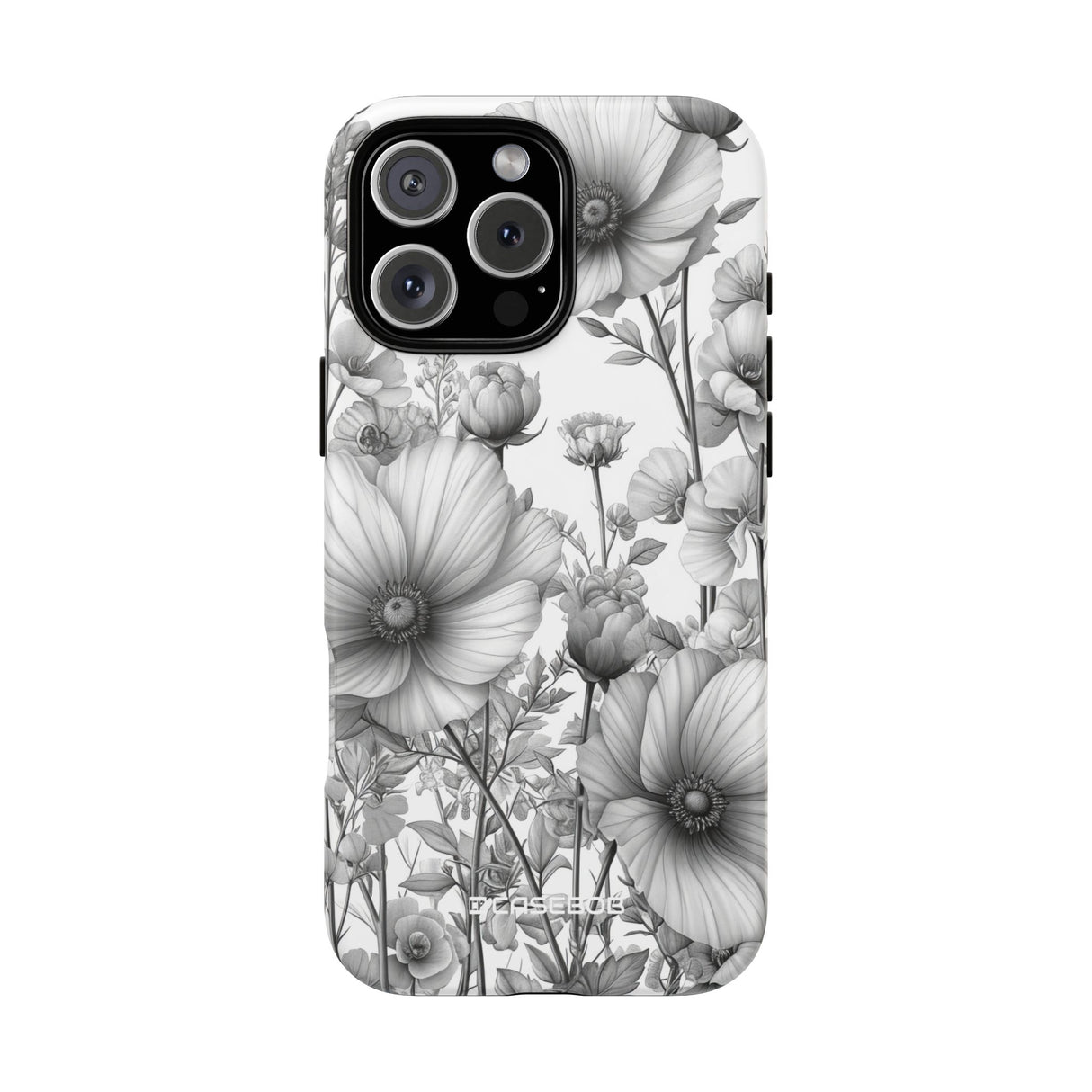 Grayscale Botanical Elegance - for iPhone 16